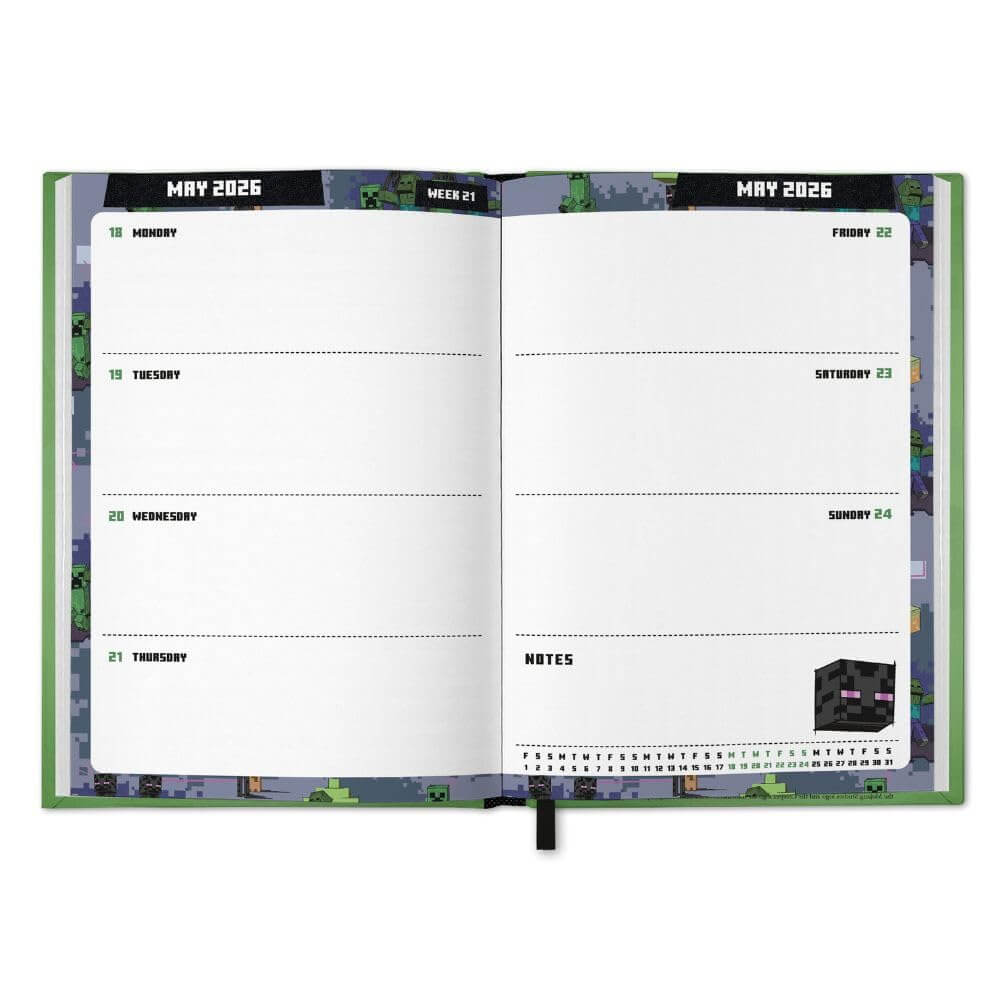 Minecraft A5 Diary 2026 LKT Sport Entertainment>Gaming>Minecraft Planners