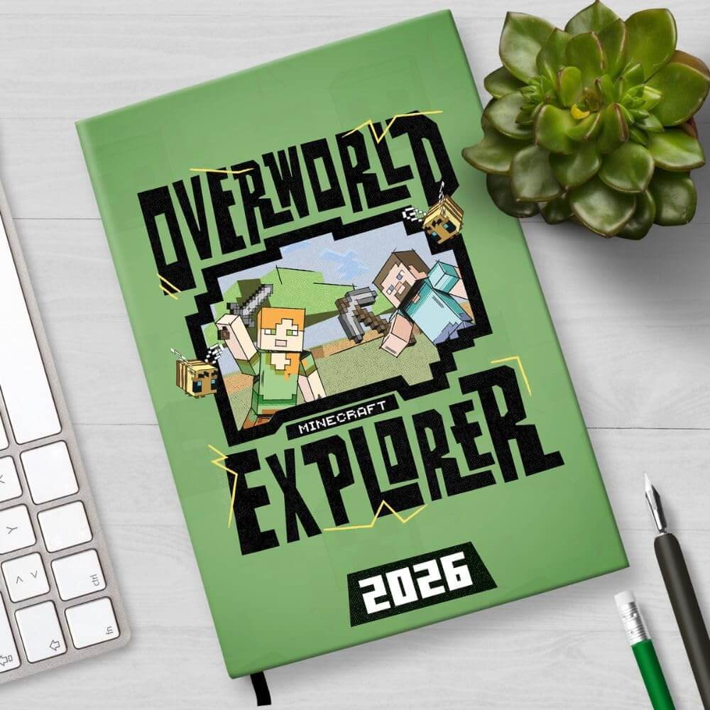 Minecraft A5 Diary 2026 LKT Sport Entertainment>Gaming>Minecraft Planners