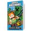 Minecraft Alex & Creeper Birthday Card LKT Sport Colourful gloss finish birthday cardFeaturing Alex and CreeperMessage inside reads 'Have an awesome day!'With a plain white envelopeOfficial licensed productApprox 21cm x 13.5cm Greeting Cards