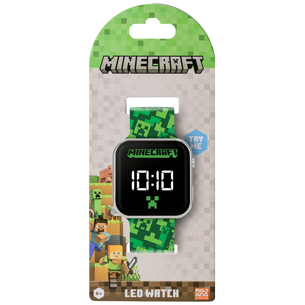 Minecraft Creeper Junior LED Watch LKT Sport Entertainment>Gaming>Minecraft
