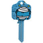 Mr Bump Door Key LKT Sport Ready to cut blank door key featuring Mr BumpSuitable for a UL2, UL054 or UL1, UL050 profile locksHigh quality detailed designs printed on both sidesOfficial licensed productApprox 78mm x 35mm Key Blanks