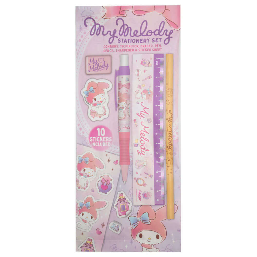 My Melody 6pc Stationery Set LKT Sport Entertainment>TV Series>My Melody Stationery