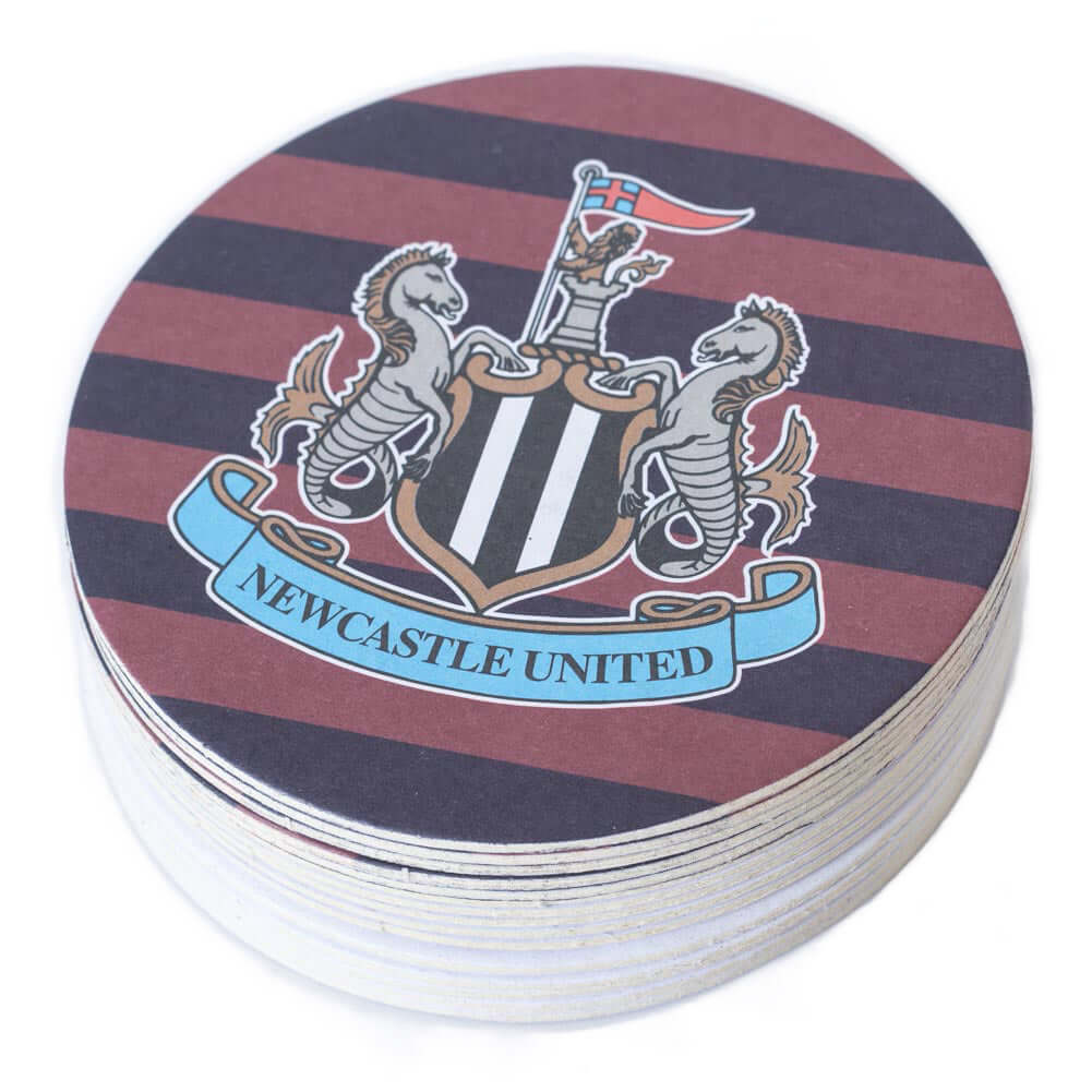 Newcastle United FC 15pk Retro Beer Mat Set LKT Sport Football>Premier League>Newcastle United FC Coasters