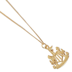 Newcastle United FC 18ct Gold Plated on Silver Pendant & Chain LKT Sport Football>Premier League>Newcastle United FC Necklaces