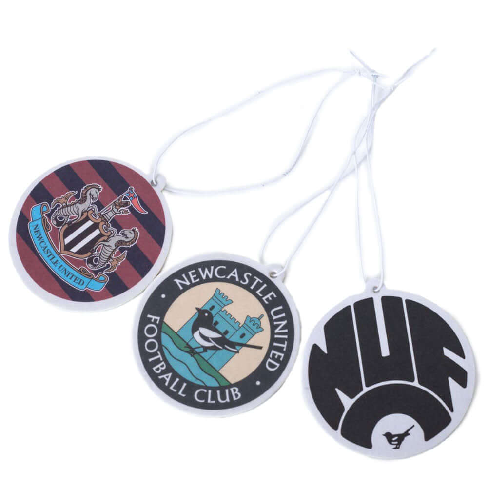 Newcastle United FC 3pk Retro Air Freshener LKT Sport Football>Premier League>Newcastle United FC Vehicle Air Fresheners