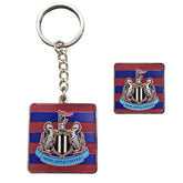 Newcastle United FC 95-96 Away Keyring & Badge Set LKT Sport Football>Premier League>Newcastle United FC Keychains