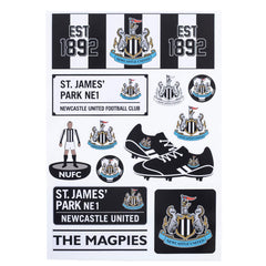 Newcastle United FC A4 Sticker Set LKT Sport Football>Premier League>Newcastle United FC Sports Fan Accessories