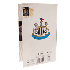 Newcastle United FC Birthday Card With Stickers LKT Sport Vibrant gloss finish birthday cardFeaturing a space on the front to personalise with name and ageIncludes gold stickers to compliment the design of the cardMessage inside reads 'Hope you have a fan