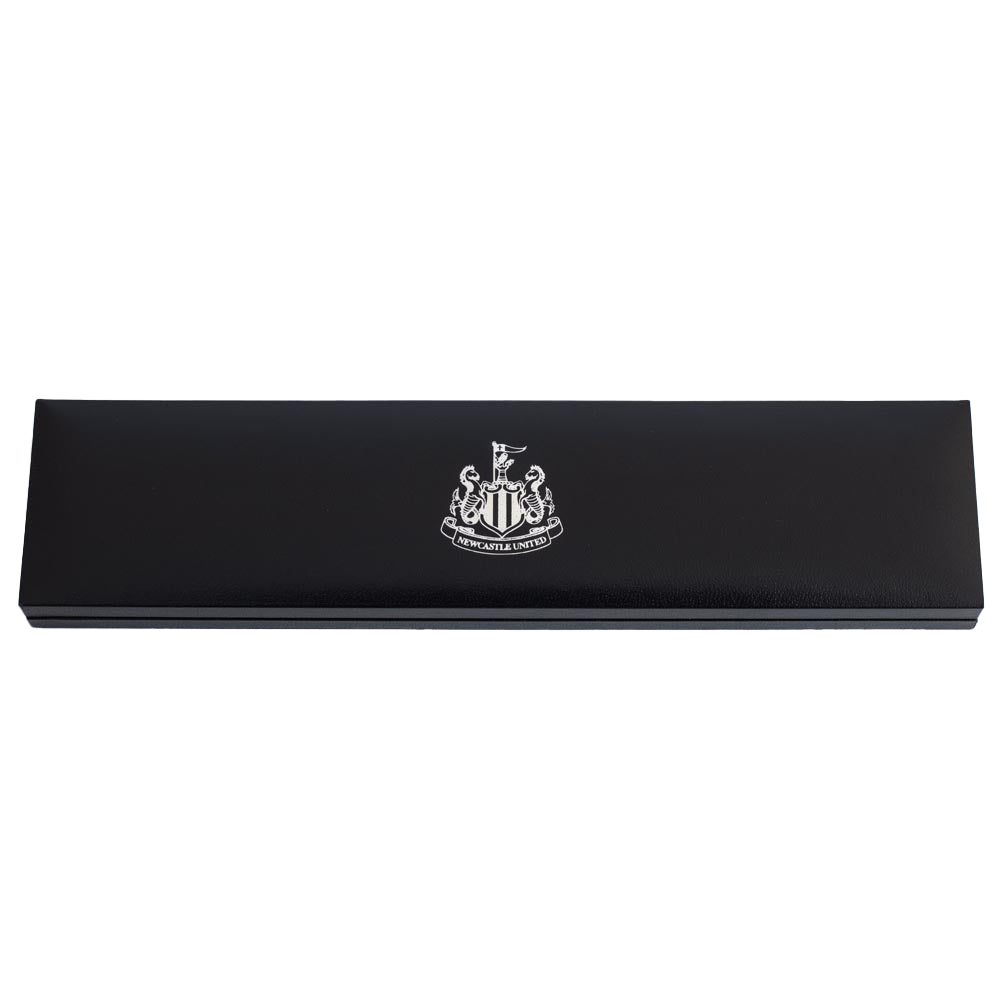 Newcastle United FC Black IP Leather Bracelet LKT Sport Football>Premier League>Newcastle United FC Bracelets