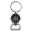 Newcastle United FC Bottle Opener Keyring LKT Sport Black with a silver alloy finish bottle openerIncludes a full colour NUFC crest with a silver split ringOfficial licensed productApprox 30mm x 50mm Keychains