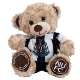 Newcastle United FC Charlie Bear LKT Sport Classic style teddy bear with a friendly smileFeatures the NUFC text and Newcastle United text in white on the pawsAlso wearing a classic Newcastle United FC home kitOfficial licensed productApprox 26cm tall Stuf