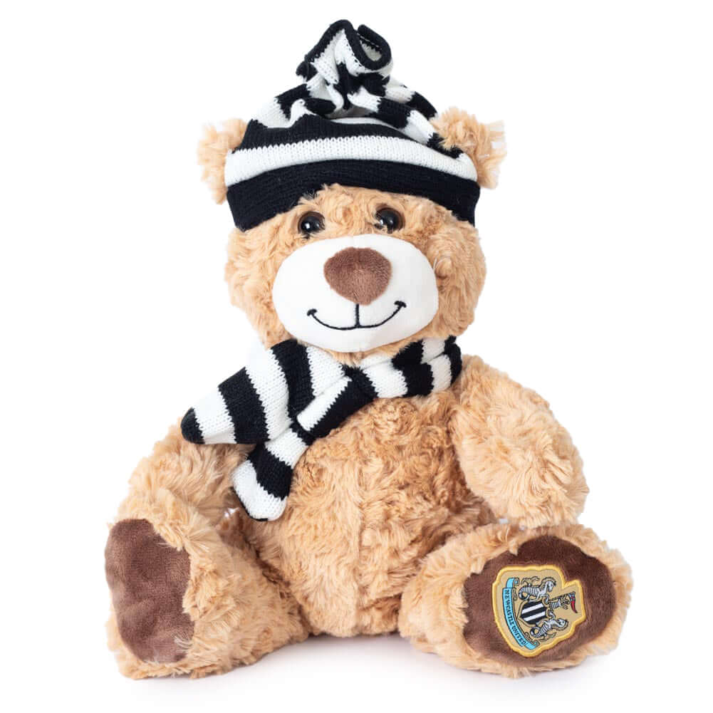 Newcastle United FC Hat & Scarf Bear LKT Sport Football>Premier League>Newcastle United FC Stuffed Animals