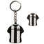 Newcastle United FC Home Shirt Keyring & Badge Set LKT Sport Metal keyring with chain and split ring and pin badgeBoth featuring a classic Newcastle home shirtMetal alloy with black style finishOfficial licensed productKeyring approx 45mm x 40mmBadge appr