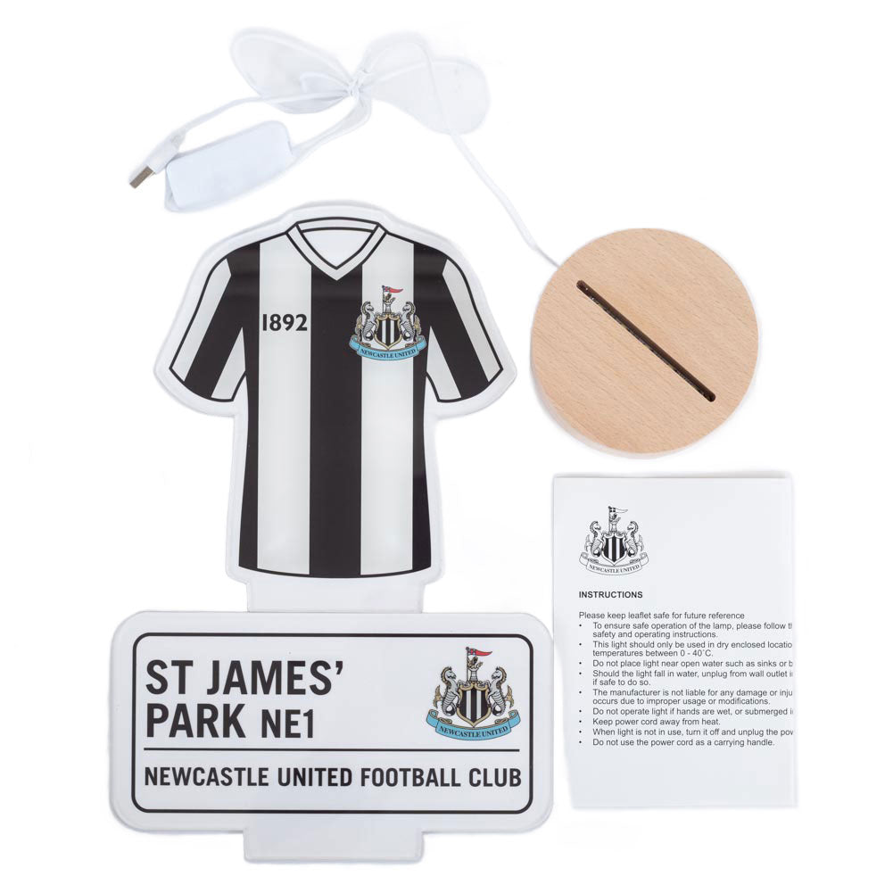 Newcastle United FC LED Dual Slide Light LKT Sport Football>Premier League>Newcastle United FC Desk Lamps