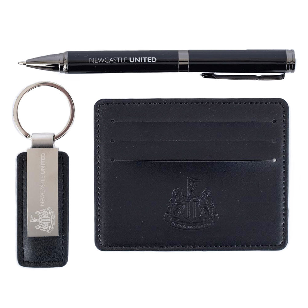 Newcastle United FC Leather Wallet, Fob & Pen Set LKT Sport Football>Premier League>Newcastle United FC