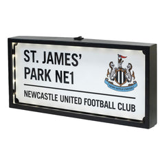 Newcastle United FC Metal LED Street Sign LKT Sport Football>Premier League>Newcastle United FC