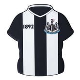 Newcastle United FC PVC Home Kit Fridge Magnet LKT Sport Vibrant raised design magnetFeaturing a Newcastle kit with crest and established datePersonalise your fridge or any metal surfaceOfficial licensed productApprox 9cm x 8cm Refrigerator Magnets