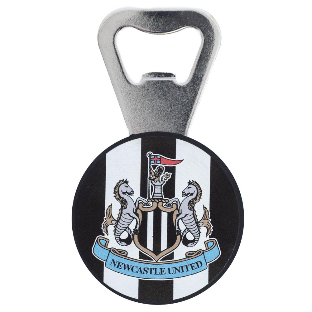 Newcastle United FC PVC Round Magnetic Bottle Opener LKT Sport Football>Premier League>Newcastle United FC Bottle Openers