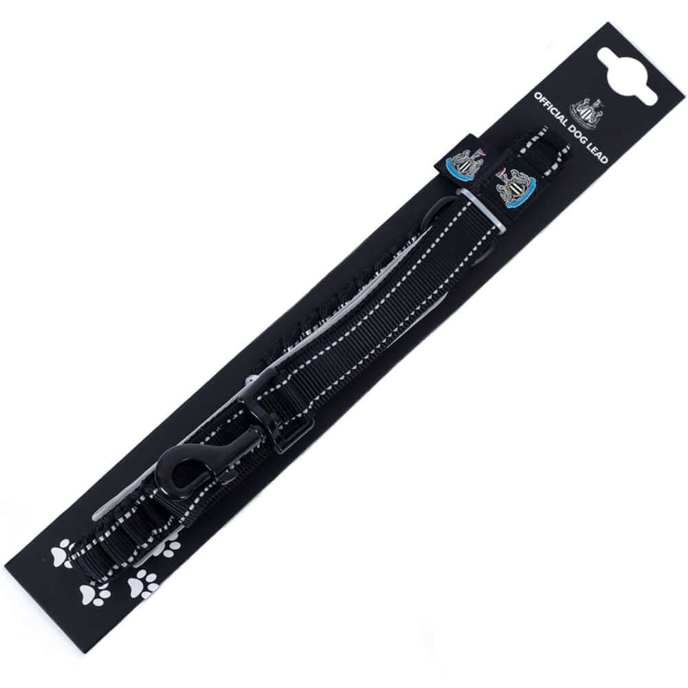Newcastle United FC Reflective Dog Lead LKT Sport Football>Premier League>Newcastle United FC Standard Leashes