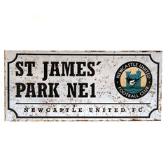Newcastle United FC Retro Street Sign LKT Sport Football>Premier League>Newcastle United FC Novelty Signs