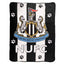 Newcastle United FC Sherpa Pet Blanket LKT Sport Black and white stripe sherpa fleece pet blanketFeaturing a large full colour NUFC crest and paw printsOfficial licensed productApprox 101cm x 76cm Pet Bed Accessories