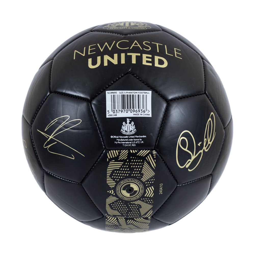 Newcastle United FC Sig Gold Phantom Skill Ball LKT Sport Football>Premier League>Newcastle United FC Soccer Balls