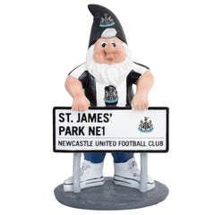 Newcastle United FC Street Sign Gnome LKT Sport Resin garden gnome wearing classic home kit coloursFeaturing the St James' Park street signOfficial Licensed MerchandiseApprox 25cm tall Lawn Ornaments