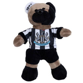 Newcastle United FC Super Fan Bear LKT Sport Soft to touch brown and black plush bearWith stitched features plus wearing a classic NUFC home kitfeatures 1892 detail on one earOfficial licensed productApprox 25cm tall Stuffed Animals