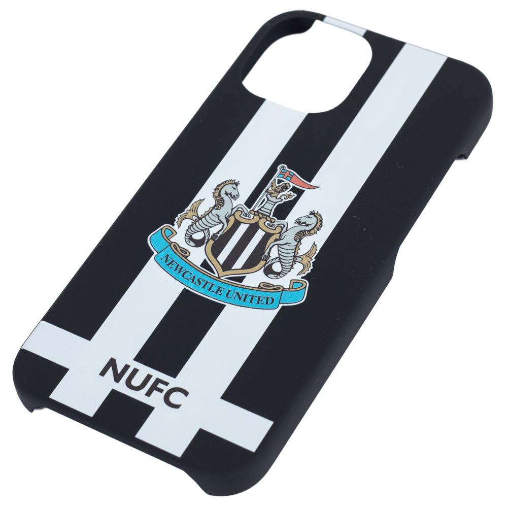 Newcastle United FC iPhone 15 Striped Hard Case LKT Sport Football>Premier League>Newcastle United FC Mobile Phone Cases