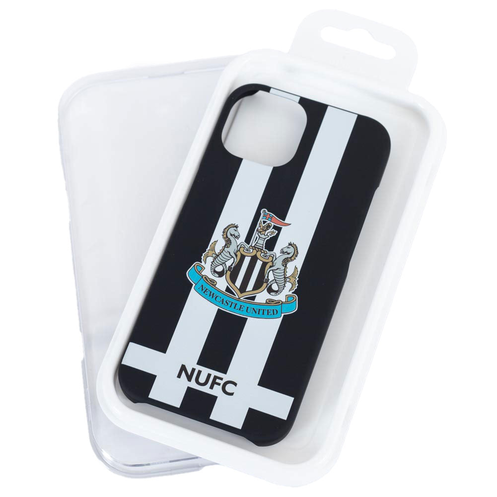 Newcastle United FC iPhone 15 Striped Hard Case LKT Sport Football>Premier League>Newcastle United FC Mobile Phone Cases