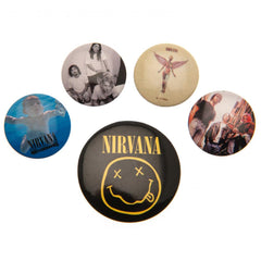 Nirvana Button Badge Set LKT Sport Entertainment>Music>Nirvana Pinback Buttons