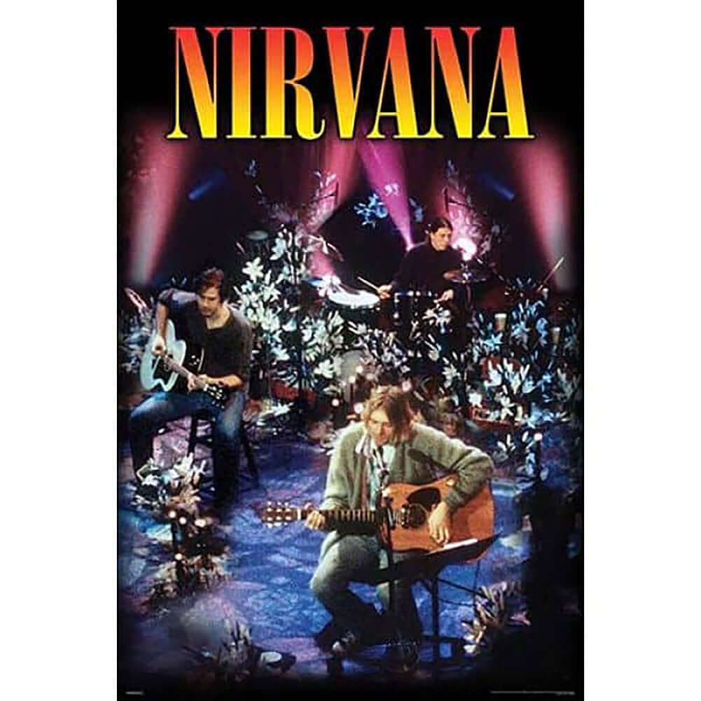 Nirvana Unplugged Poster 44 LKT Sport Entertainment>Music>Nirvana Posters