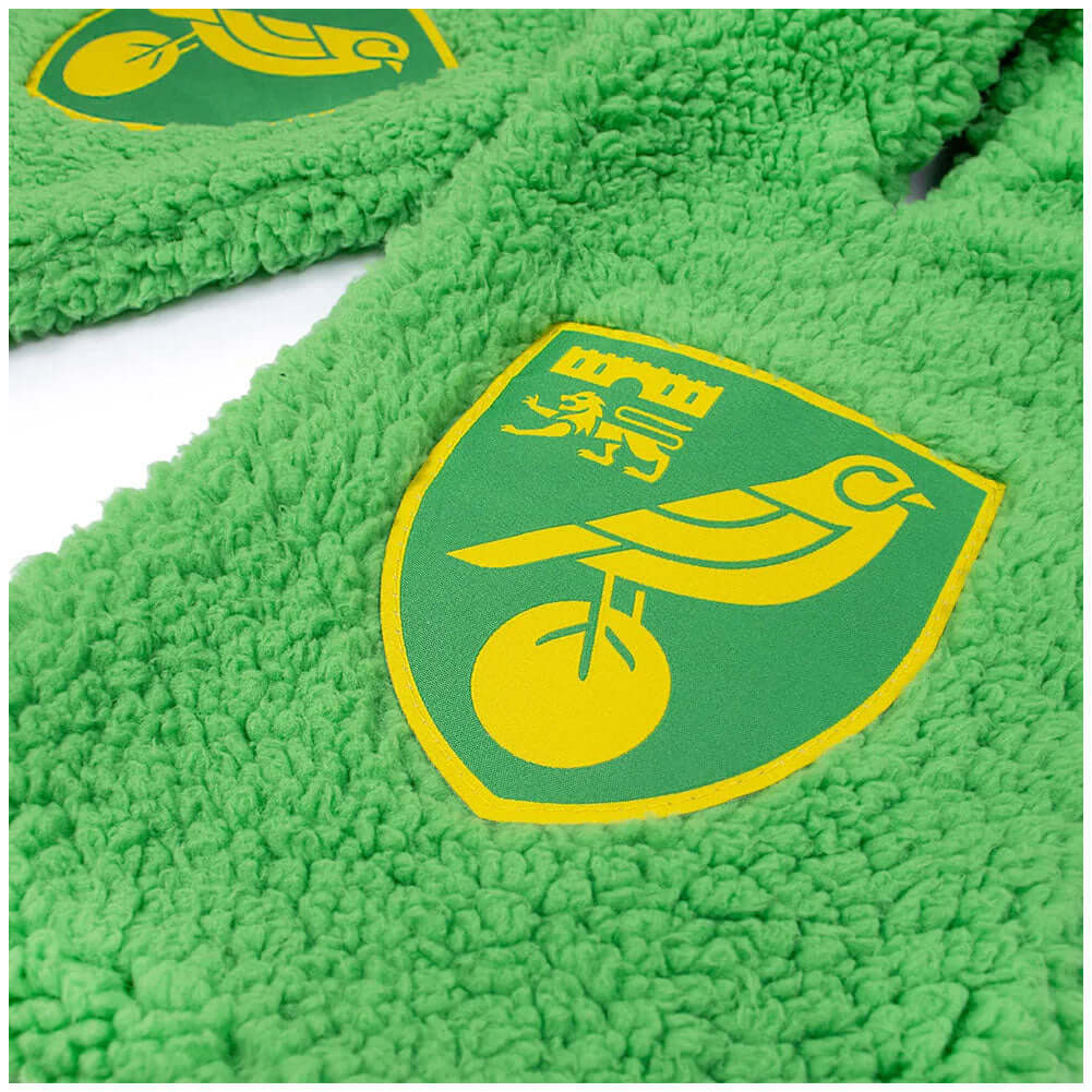 Norwich City FC Sherpa Scarf LKT Sport Football>Football League>Norwich City FC Scarves & Shawls