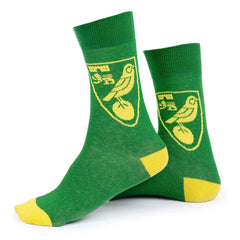 Norwich City FC Twin Pack Dress Socks 7-11 LKT Sport Football>Football League>Norwich City FC Crew Socks