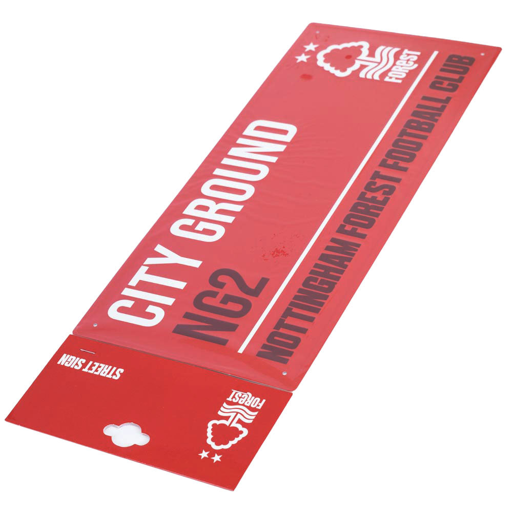 Nottingham Forest FC Colour Street Sign LKT Sport Football>Premier League>Nottingham Forest FC Novelty Signs