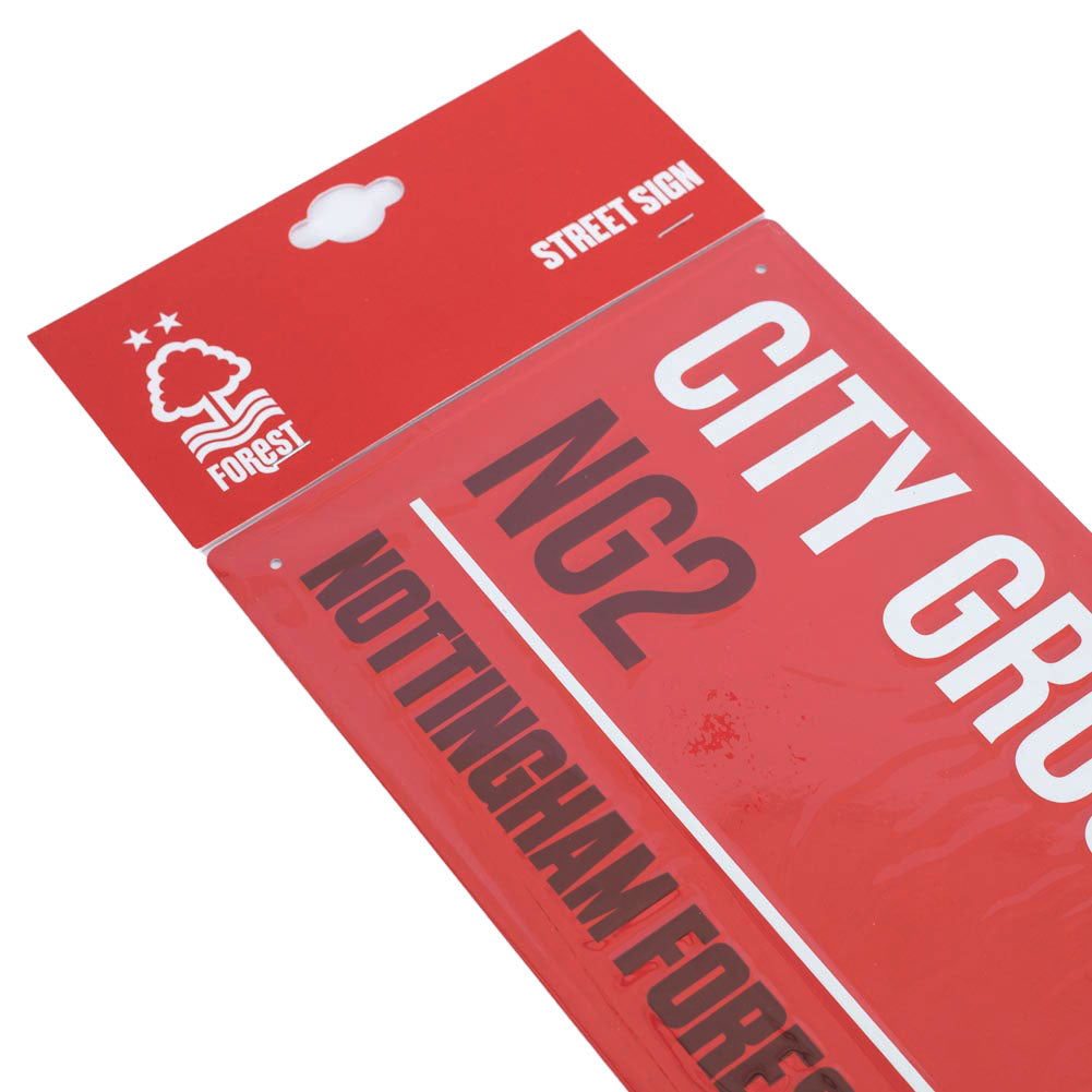 Nottingham Forest FC Colour Street Sign LKT Sport Football>Premier League>Nottingham Forest FC Novelty Signs