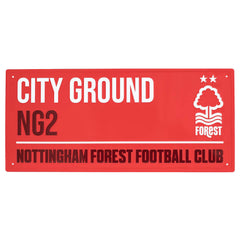 Nottingham Forest FC Colour Street Sign LKT Sport Football>Premier League>Nottingham Forest FC Novelty Signs