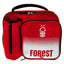 Nottingham Forest FC Fade Lunch Bag LKT Sport Fade design lunch bag featuring Forest text and a white club crestMain compartment has a double zipped opening for easy accessAdditional zipped front pocket and zipped bottle holderWith carry handleWipe clean