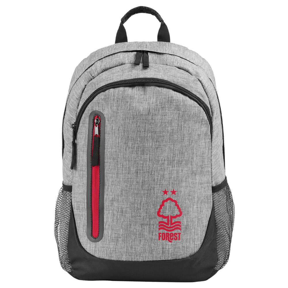 Nottingham Forest FC Heather Grey Backpack LKT Sport Football>Premier League>Nottingham Forest FC School Backpacks