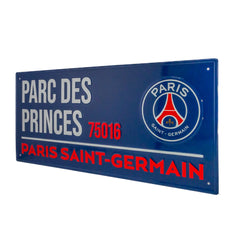 Paris Saint Germain FC Colour Street Sign LKT Sport Football>European Leagues>Paris Saint Germain FC Novelty Signs