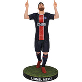 Paris Saint Germain FC Football's Finest Lionel Messi Premium 60cm Statue LKT Sport Football’s Finest premium resin statue of Lionel MessiWearing a classic PSG home football kit paired with red football bootsDesign is inspired by Messi’s sentimental celeb