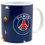 Paris Saint Germain FC Particle Mug LKT Sport Ceramic everyday coffee mugParticle design featuring a full colour PSG club crestGlazed kiln fired finish with white handleOfficial licensed productApprox 315ml (11oz)Approx 9cm tall, 8cm in diameter Mugs