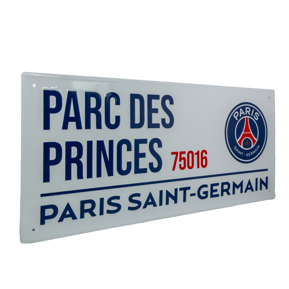 Paris Saint Germain FC White Street Sign LKT Sport Football>European Leagues>Paris Saint Germain FC Novelty Signs