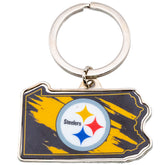 Pittsburgh Steelers State Shape Keyring LKT Sport American Sports>NFL>Pittsburgh Steelers