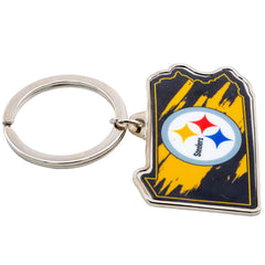 Pittsburgh Steelers State Shape Keyring LKT Sport American Sports>NFL>Pittsburgh Steelers