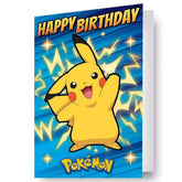 Pokemon 3D Lenticular Birthday Card LKT Sport Vibrant 3D birthday cardFeatures a moving image of PikachuMessage inside reads 'Hope it's the best day ever'Official licensed productApprox 23cm x 15cm Greeting Cards