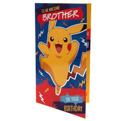 Pokemon Birthday Card Brother LKT Sport Entertainment>Gaming>Pokemon Greeting Cards