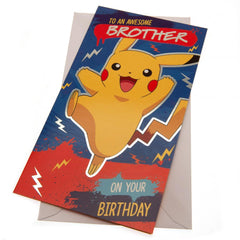 Pokemon Birthday Card Brother LKT Sport Entertainment>Gaming>Pokemon Greeting Cards