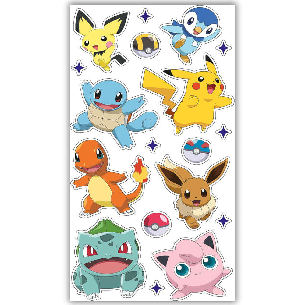 Pokemon Birthday Card With Stickers LKT Sport Entertainment>Gaming>Pokemon Greeting Cards