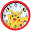 Pokemon Wall Clock LKT Sport Vibrant hanging wall clock featuring PikachuDurable plastic case with a clear font and modern quartz movementRequires x1 AA Battery (not included)Official licensed productApprox 25cm in diameter Wall Clocks